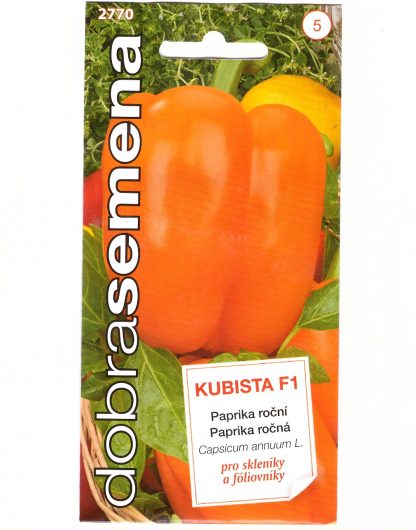 Paprika zeleninová stredne skorá „KUBISTA F1“
