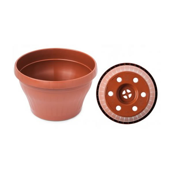 Závesný črepník obyčajný terakota 25 cm