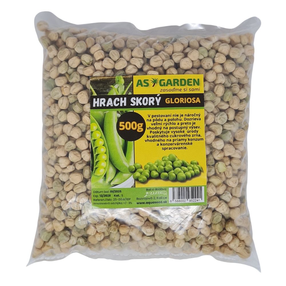 Hrach záhradný skorý „GLORIOSA“ 500g