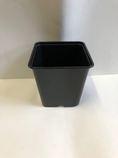 Kvetináč(kontajner) plastový čierny EX 15x15x15 cm