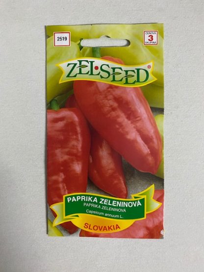 Paprika zeleninová veľmi skorá „SLOVAKIA“