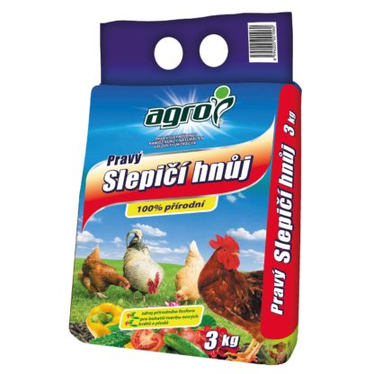 Slepači granulovaný hnoj 3 kg