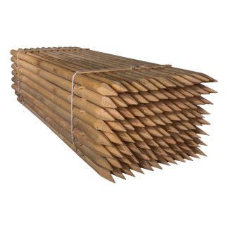 Oporné drevené koly 250 cm priemer 6cm