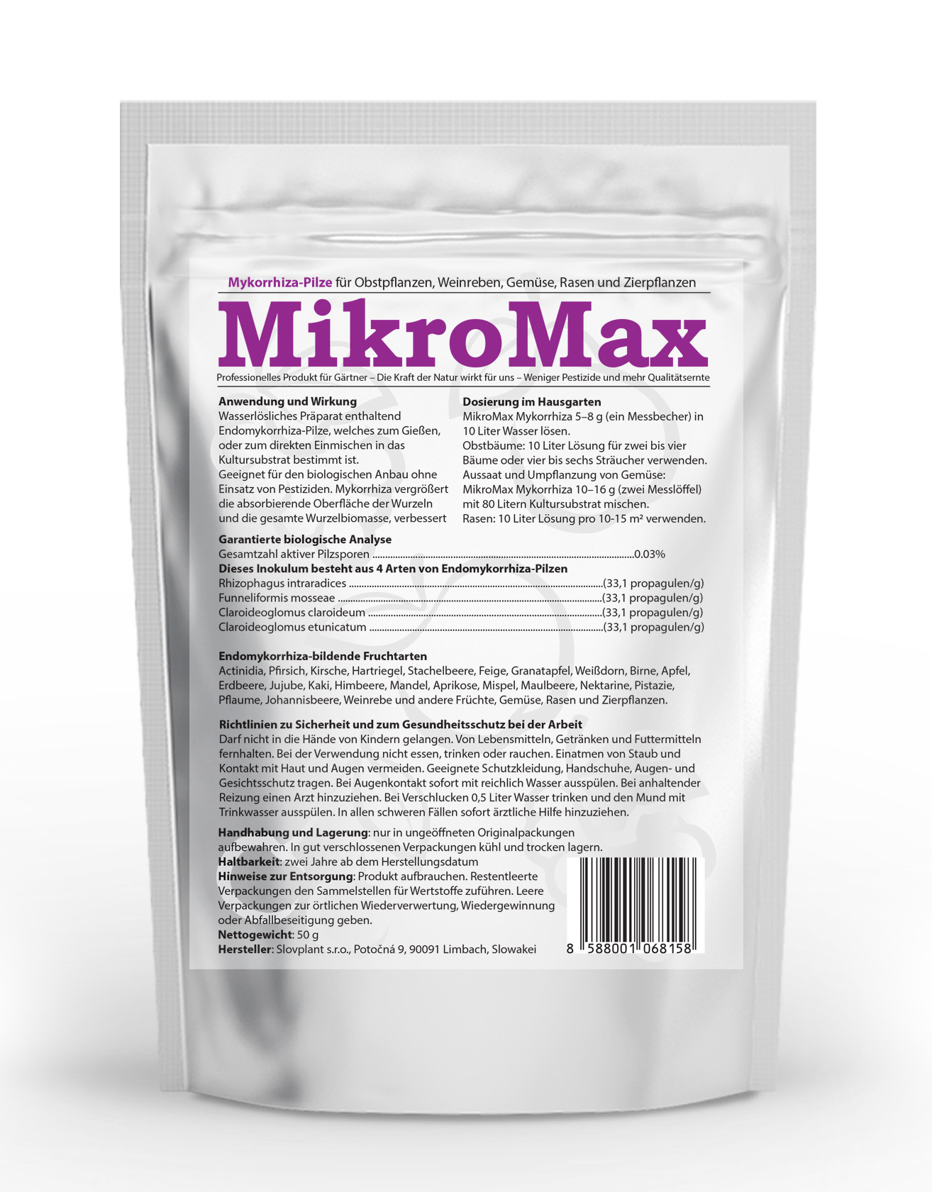 Mykorízne huby MIKROMAX